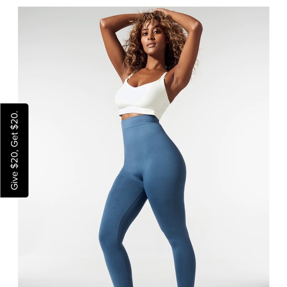 BLANQI® Everyday™ Highwaist Postpartum + Nursing Support Leggings - oil blue/med - Picture 4 of 6